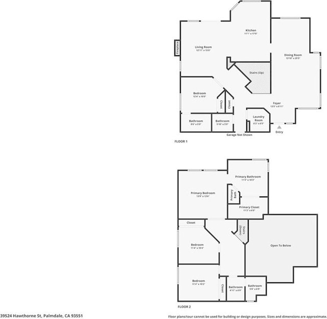 39524 Hawthorne St, Palmdale, CA 93551 - view of room layout