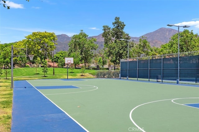 7 Via Olorosa, Rancho Santa Margarita, CA 92688 - view of basketball court with community basketball court and a mountain view