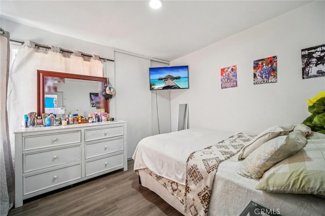 43926 3rd St E, Lancaster, CA 93535 - bedroom featuring dark wood finished floors