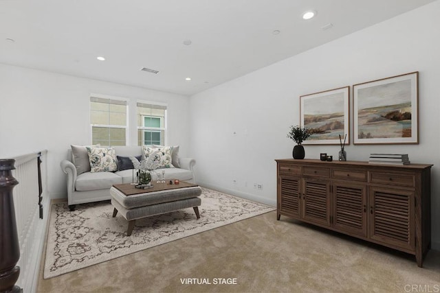 2527 Wellspring St, Carlsbad, CA 92010 - carpeted living area featuring recessed lighting
