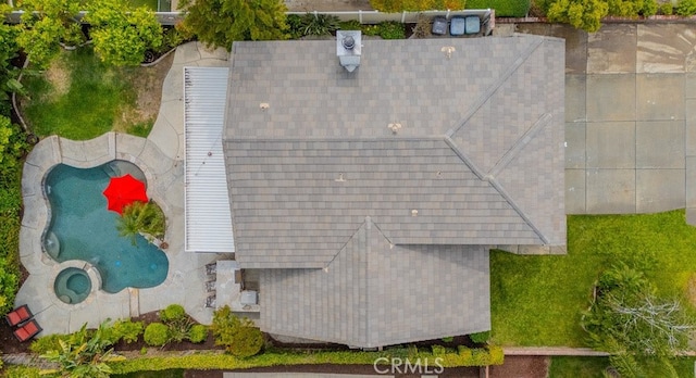 20770 Stony Brook Cir, Riverside, CA 92508 - aerial view of property and surrounding area featuring a pool