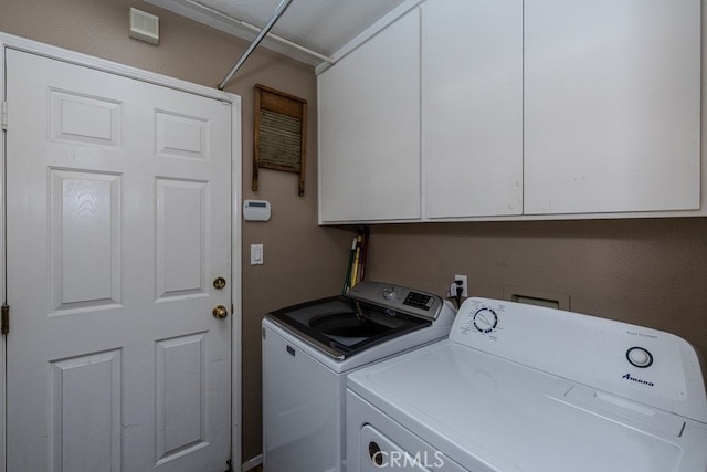 20770 Stony Brook Cir, Riverside, CA 92508 - laundry room featuring cabinet space and washer and clothes dryer