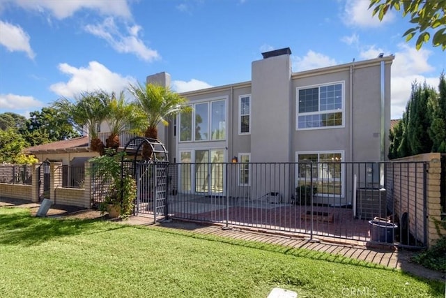 6 Mandrake Way, Irvine, CA 92612 - back of property featuring stucco siding and a chimney