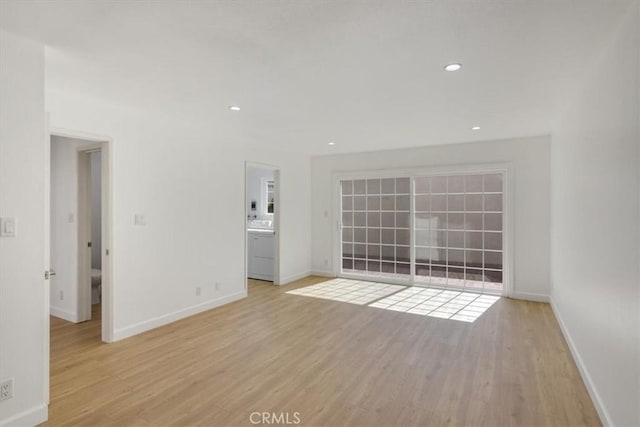 6 Mandrake Way, Irvine, CA 92612 - spare room with light wood-style flooring and recessed lighting