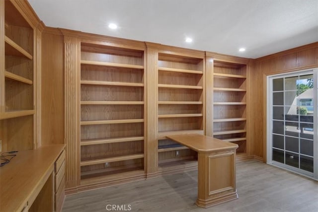 6 Mandrake Way, Irvine, CA 92612 - unfurnished office with a sauna / steam room, light wood finished floors, and recessed lighting