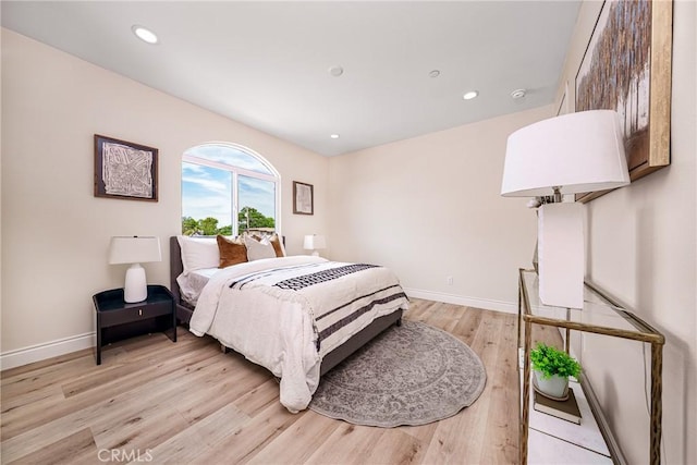 2709 Cogswell Rd Unit A, El Monte, CA 91732 - bedroom with light wood finished floors and recessed lighting