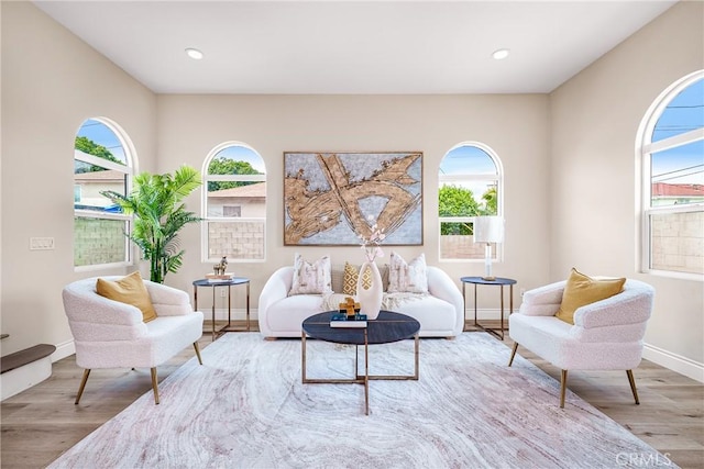 2709 Cogswell Rd Unit A, El Monte, CA 91732 - living area with wood finished floors, healthy amount of natural light, and recessed lighting