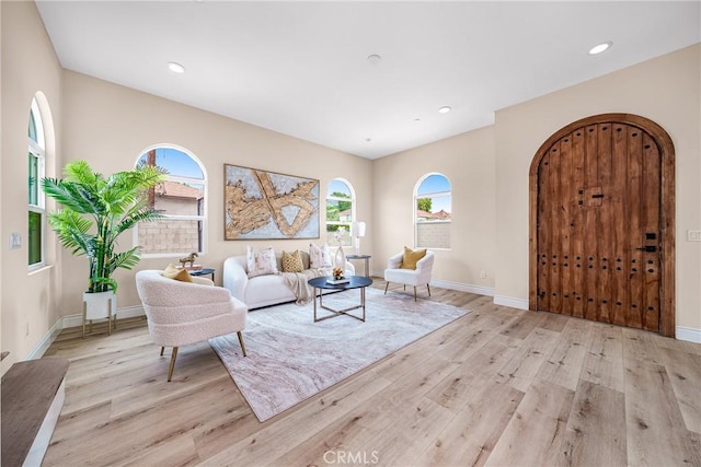 2709 Cogswell Rd Unit A, El Monte, CA 91732 - living room with wood finished floors and recessed lighting