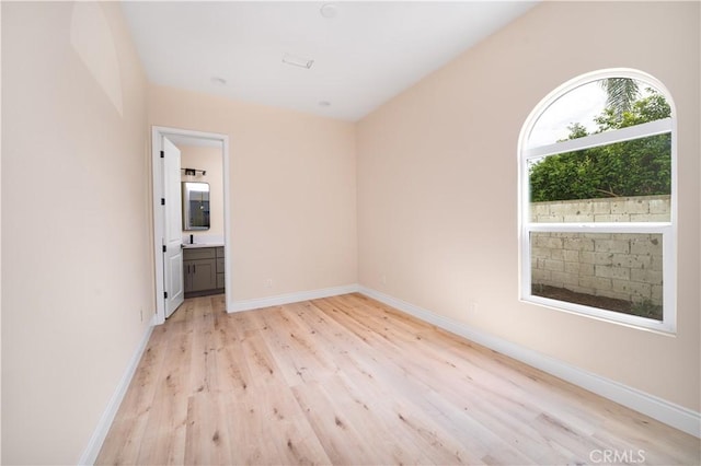 2709 Cogswell Rd Unit B, El Monte, CA 91732 - spare room featuring light wood-style flooring and baseboards