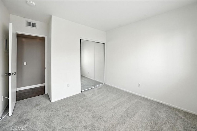 18818 Vista Del Canon Unit G, Newhall, CA 91321 - unfurnished bedroom with carpet and a closet