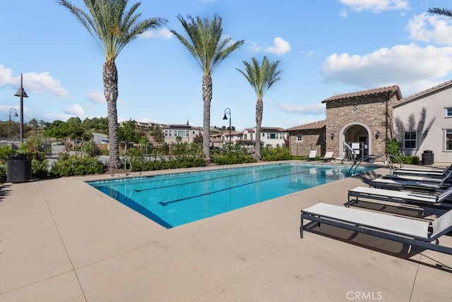 20552 Galloway, Saugus, CA 91350 - community pool featuring a patio area
