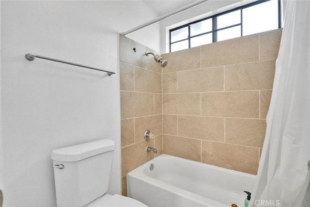 1029 S Reservoir St, Pomona, CA 91766 - bathroom with shower / bath combination with curtain and toilet