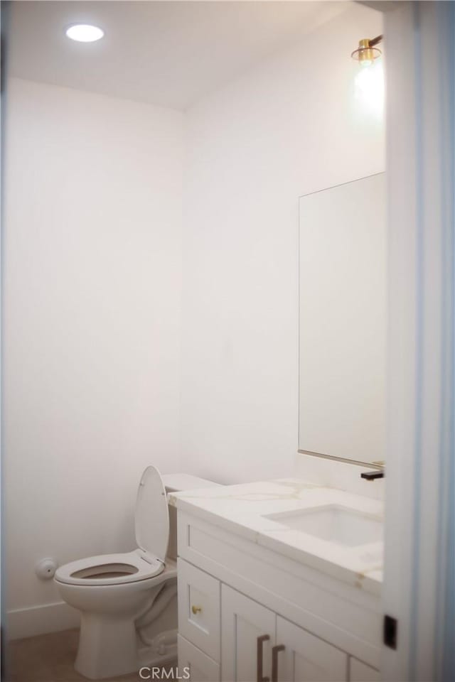 54889 Navajo Trl, Yucca Valley, CA 92284 - bathroom featuring vanity and recessed lighting