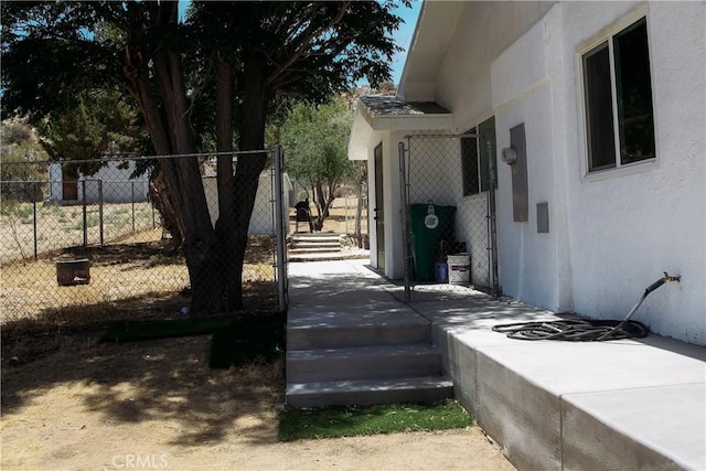 54889 Navajo Trl, Yucca Valley, CA 92284 - exterior space with stucco siding