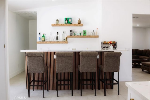54889 Navajo Trl, Yucca Valley, CA 92284 - view of indoor bar