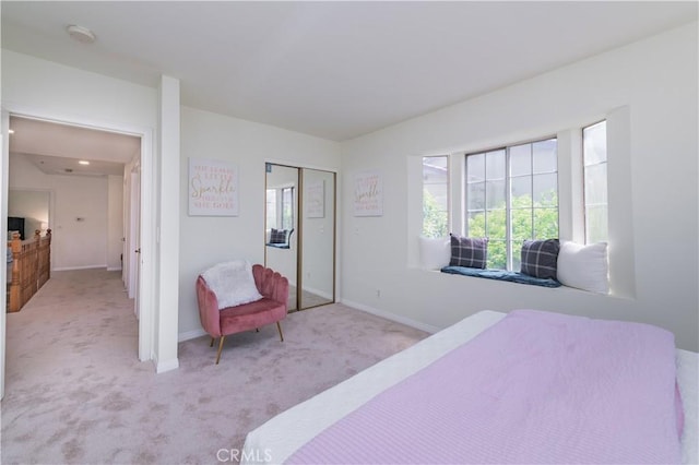 325 E Duarte Rd Unit C, Arcadia, CA 91006 - carpeted bedroom featuring a closet and baseboards