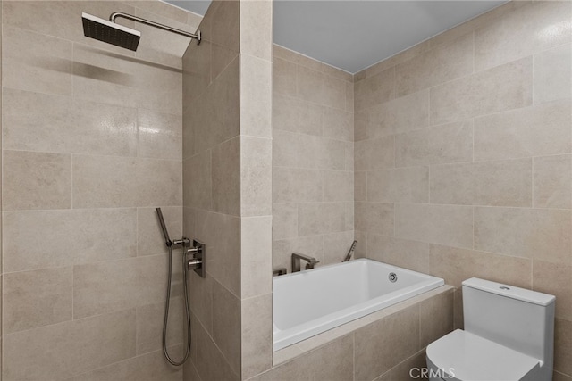 330 N Jackson St Unit 313, Glendale, CA 91206 - bathroom with a relaxing tiled tub and a tile shower