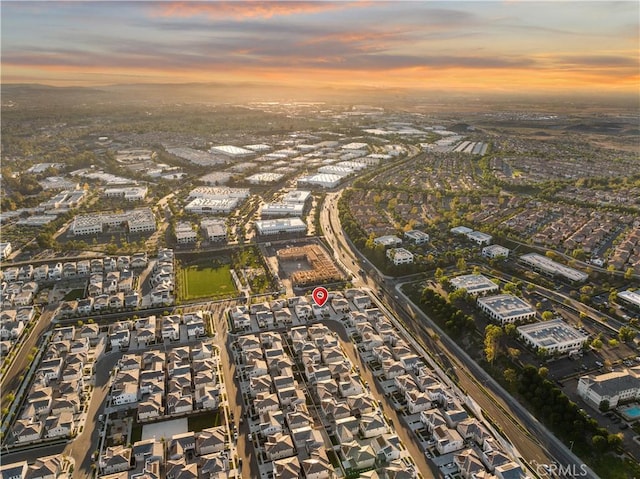 151 Fremont, Lake Forest, CA 92630 - aerial view at dusk of a residential view