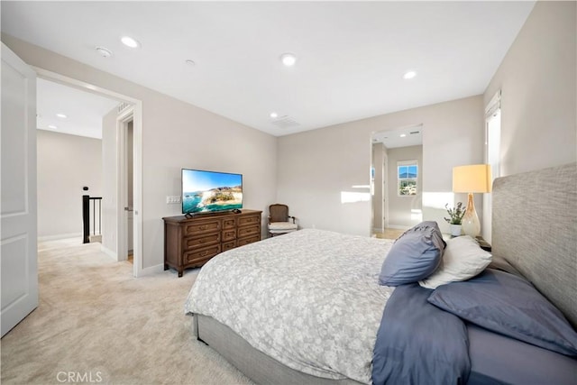 151 Fremont, Lake Forest, CA 92630 - bedroom featuring light colored carpet and recessed lighting