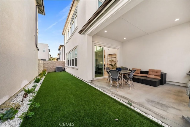 151 Fremont, Lake Forest, CA 92630 - view of yard with a patio and an outdoor hangout area
