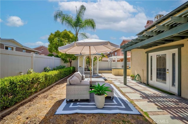 2142 Root St, Fullerton, CA 92833 - fenced backyard with a gazebo and a patio