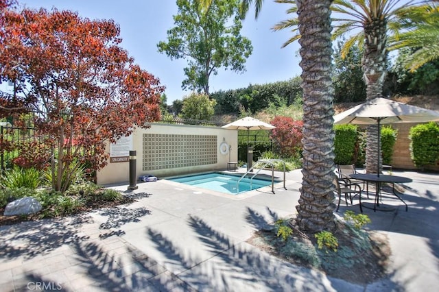 233 47th St, Long Beach, CA 90805 - view of swimming pool with a patio and a pool