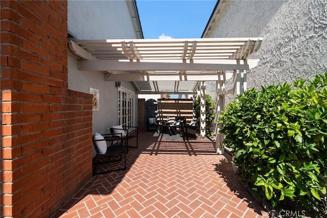 11265 Gardiners Ct, Cypress, CA 90630 - view of patio / terrace with a pergola