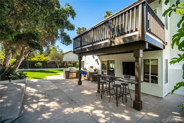 1205 Cerca, San Clemente, CA 92673 - patio / terrace with area for grilling, a fenced backyard, and a patio