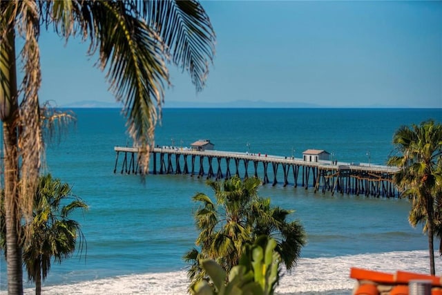 1205 Cerca, San Clemente, CA 92673 - dock area featuring a water view and a pier