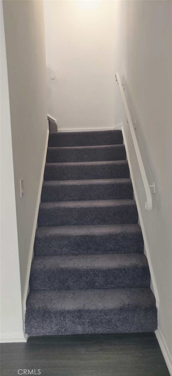 5236 Kester Ave Unit 6, Sherman Oaks, CA 91411 - staircase featuring wood finished floors