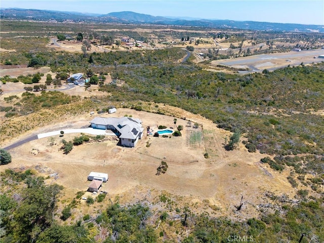 4620 Sandpiper Ln, Paradise, CA 95969 - aerial overview of property's location featuring rural landscape and a mountainous background