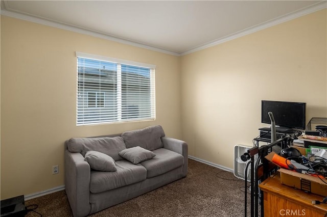 1649 Wrentree Way, Hemet, CA 92545 - home office with crown molding and carpet