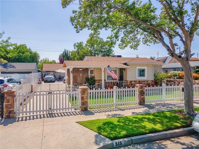 515 N Shelton St, Burbank, CA 91506 - single story home featuring a fenced front yard