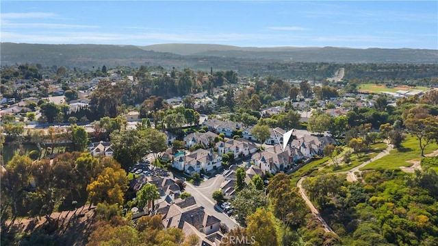 29282 Rue Cerise Unit 7, Laguna Niguel, CA 92677 - aerial view of property's location featuring nearby suburban area and a mountainous background