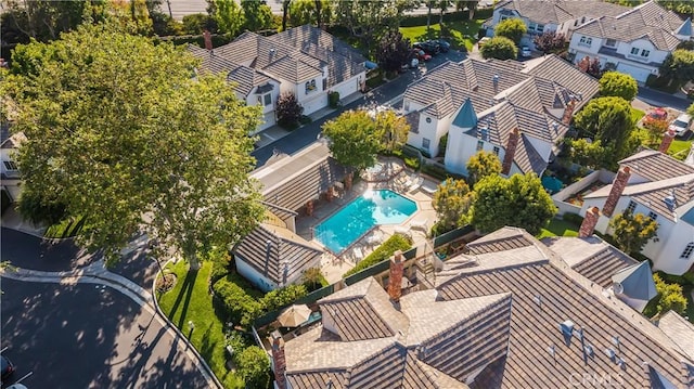 29282 Rue Cerise Unit 7, Laguna Niguel, CA 92677 - aerial view of residential area featuring a pool area