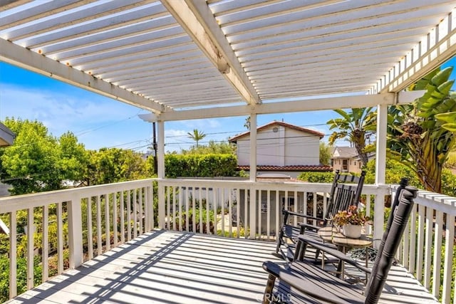 210 W Avenida Gaviota, San Clemente, CA 92672 - wooden terrace featuring a pergola