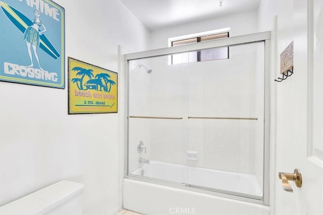 210 W Avenida Gaviota, San Clemente, CA 92672 - bathroom with toilet and combined bath / shower with glass door