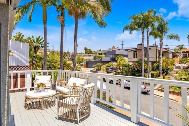 210 W Avenida Gaviota, San Clemente, CA 92672 - wooden terrace with a residential view
