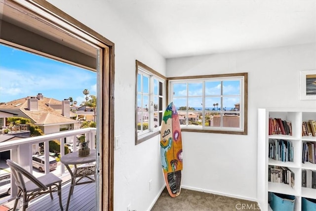 210 W Avenida Gaviota, San Clemente, CA 92672 - interior space featuring carpet and baseboards