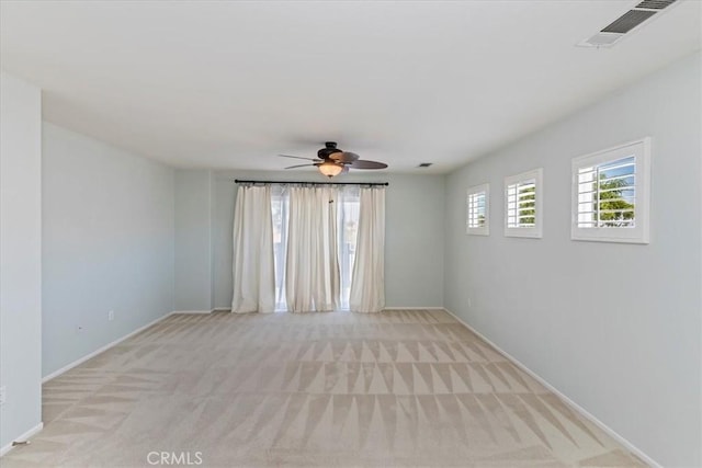 6701 Whitewater St, Eastvale, CA 91752 - empty room featuring light colored carpet and a ceiling fan