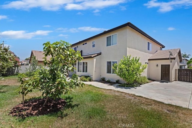 6701 Whitewater St, Eastvale, CA 91752 - back of property featuring stucco siding and a patio