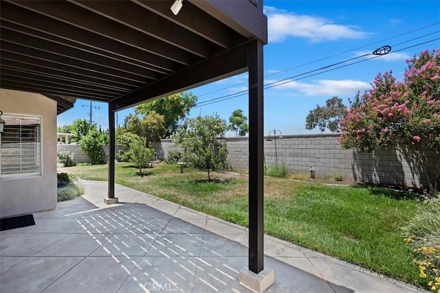 6701 Whitewater St, Eastvale, CA 91752 - fenced backyard featuring a patio area