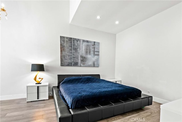 456 E San Jose Ave Unit C, Burbank, CA 91501 - bedroom with wood finished floors and recessed lighting