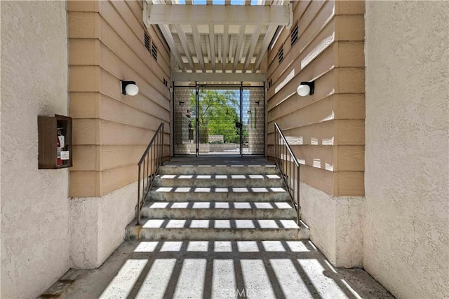 456 E San Jose Ave Unit C, Burbank, CA 91501 - doorway to property with stucco siding
