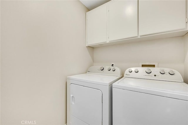 870 E Bermuda Dunes Ct, Ontario, CA 91761 - laundry room with cabinet space and independent washer and dryer