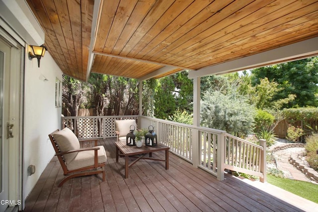 3628 El Caminito Ln, Crescenta, CA 91214 - wooden deck with outdoor lounge area