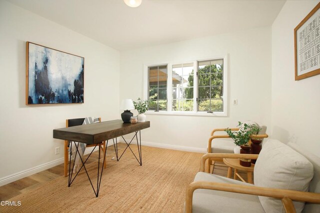 3628 El Caminito Ln, Crescenta, CA 91214 - office with light wood-type flooring and baseboards