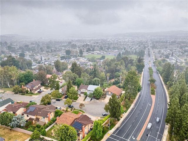 1059 Hillview Cir, Simi Valley, CA 93065 - aerial view of residential area featuring a main thoroughfare