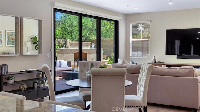 103 Sabiosa, Irvine, CA 92618 - dining space with wood finished floors