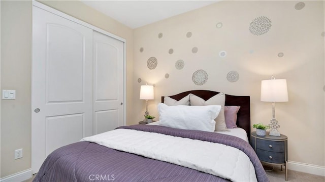 103 Sabiosa, Irvine, CA 92618 - carpeted bedroom featuring baseboards and a closet